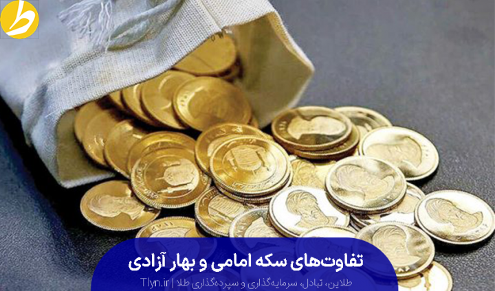 فرق سکه امامی و بهار آزادی 